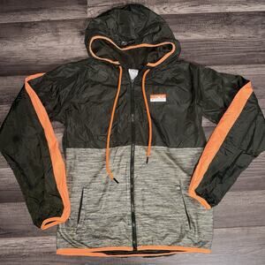 PINK /Victoria's Secret Front Full Zip Windbreaker Hooded XS/S Jacket